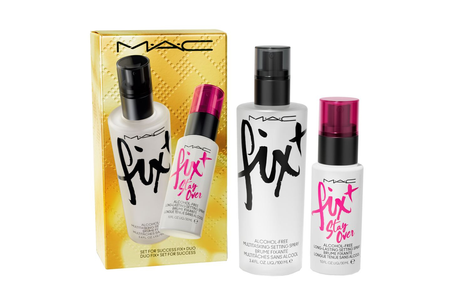 Набор спреев для макияжа 2024 рождественский лимитированный, контроль жирного блеска с длительным эффектом, два предмета MAC
Набор спреев для макияжа 2024 рождественский лимитированный, контроль жирного блеска с длительным эффектом, два предмета MAC