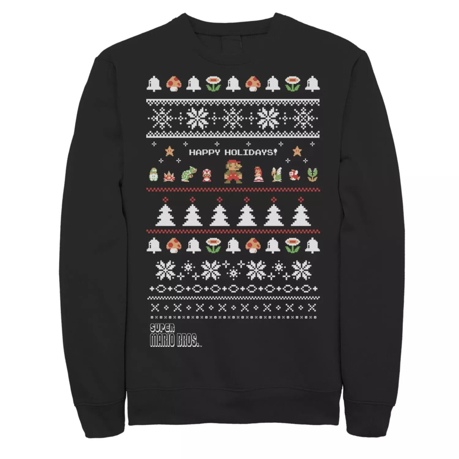Мужская толстовка с изображением персонажей Nintendo Super Mario Group Ugly Christmas Licensed Character
Мужская толстовка с изображением персонажей Nintendo Super Mario Group Ugly Christmas Licensed Character