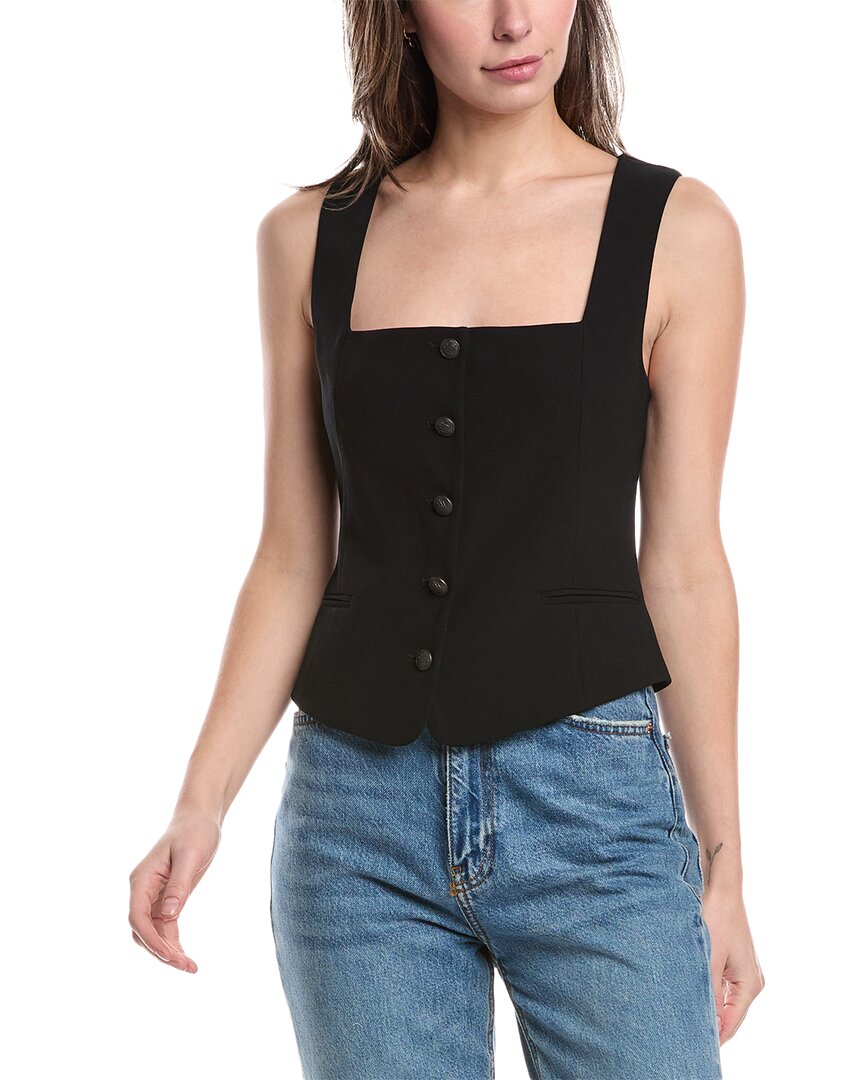 Жилет из крепа Mariana rag & bone, черный 
Жилет из крепа Mariana rag & bone, черный