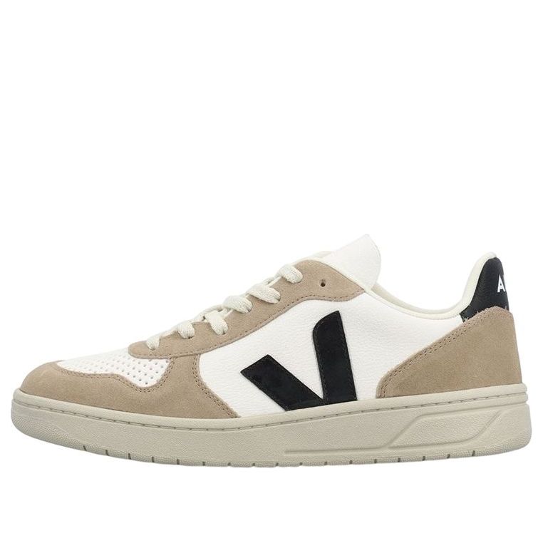 Кроссовки Veja V-10 Chromfree Low-Top Sneakers 'White Beige Black', белый 
Кроссовки Veja V-10 Chromfree Low-Top Sneakers 'White Beige Black', белый