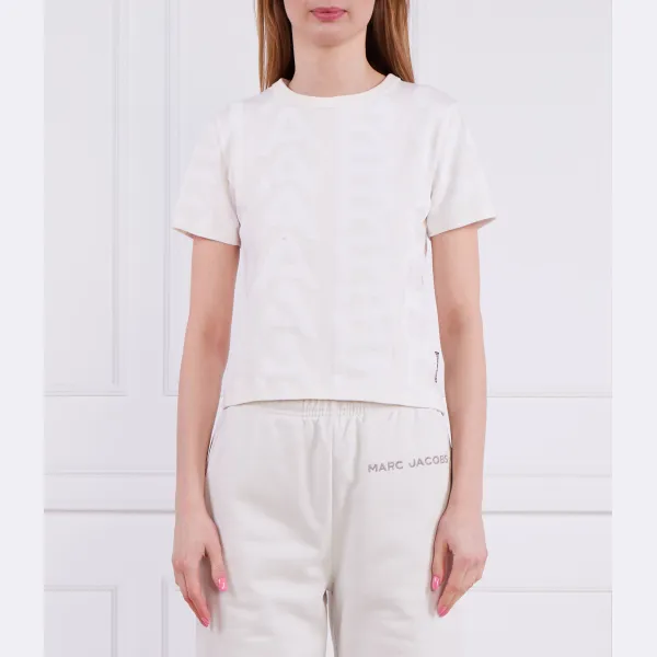 Футболка стандартного кроя Marc Jacobs, экрю 
Футболка стандартного кроя Marc Jacobs, экрю