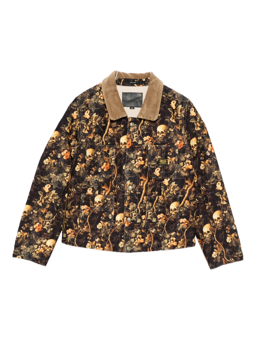 Бомбер с черепом R12, коричневый
Бомбер с черепом R12, коричневый