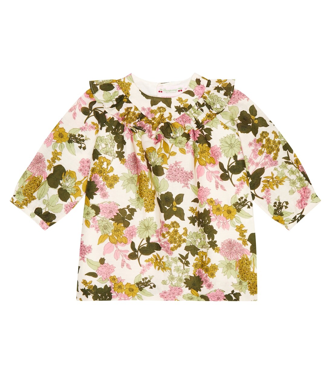 Платье baby falbali из хлопка и льна с цветочным принтом Bonpoint, мультиколор
Платье baby falbali из хлопка и льна с цветочным принтом Bonpoint, мультиколор