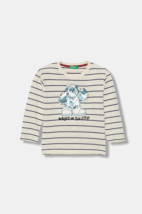 Детская хлопковая кофта с длинным рукавом United Colors Of Benetton, бежевый
Детская хлопковая кофта с длинным рукавом United Colors Of Benetton, бежевый