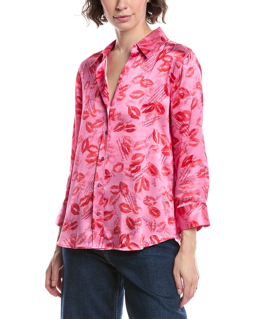 L'AGENCE Dani Блузка из шелка с рукавом 3/4, розовый
L'AGENCE Dani Блузка из шелка с рукавом 3/4, розовый