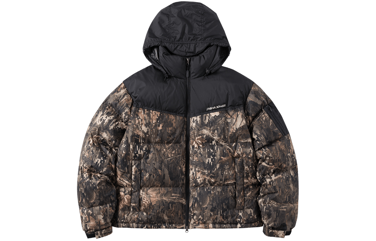 ENSHADOWER Утеплённая куртка унисекс чёрная в стиле пэчворк камуфляж, Black Camouflage
ENSHADOWER Утеплённая куртка унисекс чёрная в стиле пэчворк камуфляж, Black Camouflage