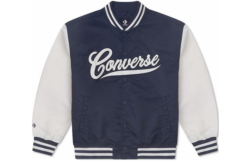 Converse Бейсбольная куртка унисекс морского синего цвета, Marine Blue
Converse Бейсбольная куртка унисекс морского синего цвета, Marine Blue