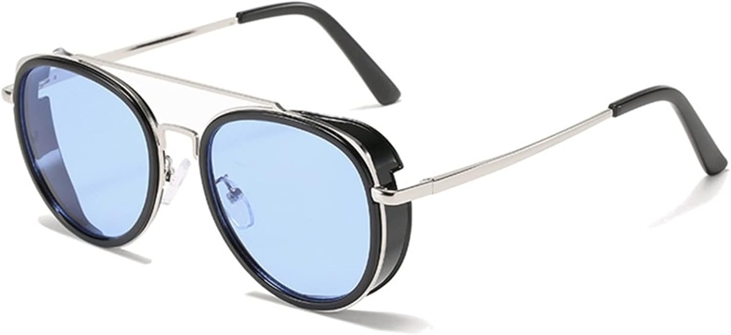 Круглые солнцезащитные очки в стиле панк с металлическим корпусом, модель 2026, для мужчин и женщин, для отдыха на природе, пляжа и в тени (цвет: H, размер: средний) MTZJH, One Color
Круглые солнцезащитные очки в стиле панк с металлическим корпусом, модель 2026, для мужчин и женщин, для отдыха на природе, пляжа и в тени (цвет: H, размер: средний) MTZJH, One Color