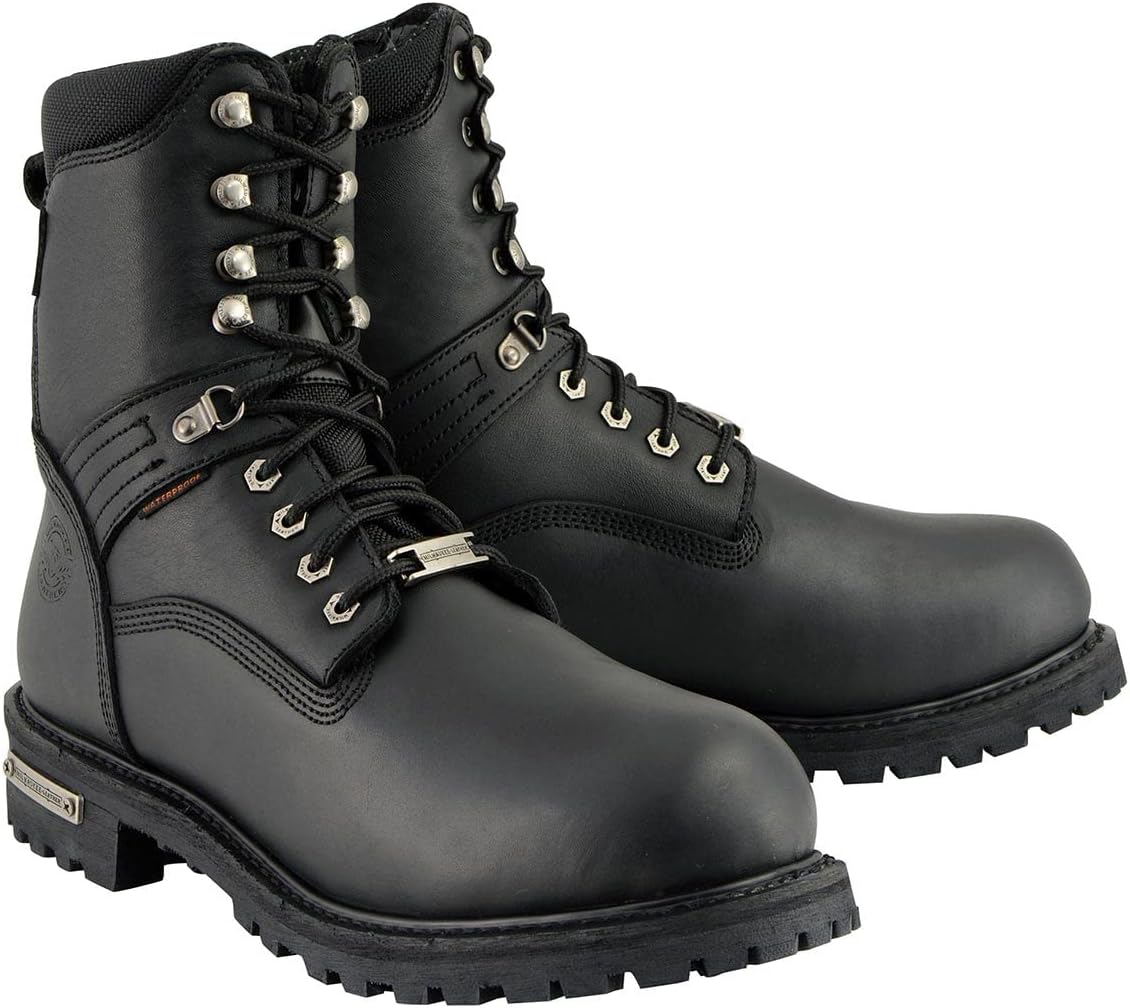 Мужские кожаные ботинки Milwaukee Leather на шнуровке для езды- мотоциклетная обувь для улицы и повседневной носки, черный
Мужские кожаные ботинки Milwaukee Leather на шнуровке для езды- мотоциклетная обувь для улицы и повседневной носки, черный