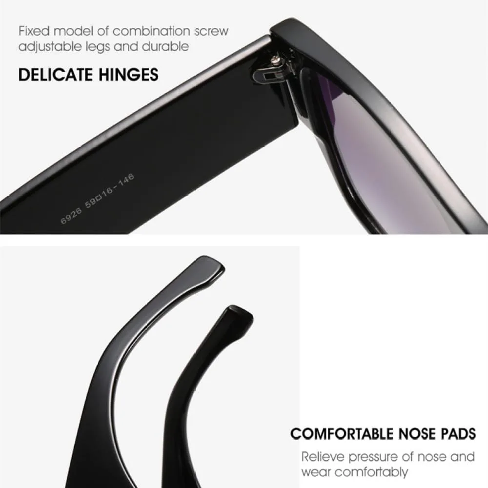 Солнцезащитные очки с градиентными линзами 2027 года, большие солнцезащитные очки в стиле ретро, квадратные солнцезащитные очки для женщин MTZJH, Wty005 Brownspots
Солнцезащитные очки с градиентными линзами 2027 года, большие солнцезащитные очки в стиле ретро, квадратные солнцезащитные очки для женщин MTZJH, Wty005 Brownspots