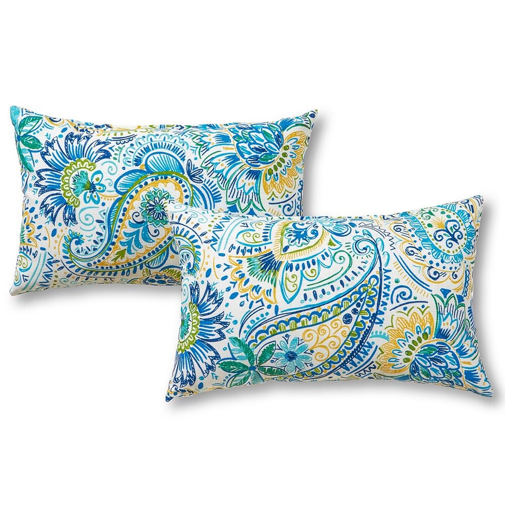 Greendale Home Fashions Набор из 2 продолговатых декоративных подушек для улицы, цвет Baltic
Greendale Home Fashions Набор из 2 продолговатых декоративных подушек для улицы, цвет Baltic
