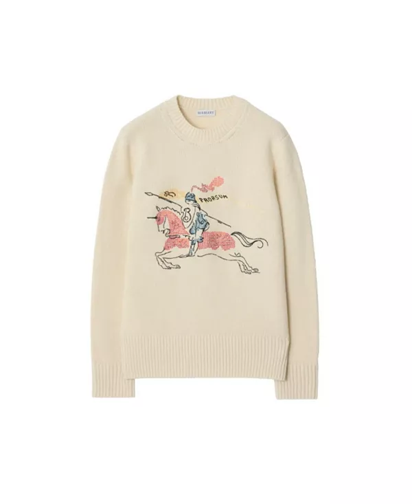 Кашемировый свитер Burberry, бежевый
Кашемировый свитер Burberry, бежевый