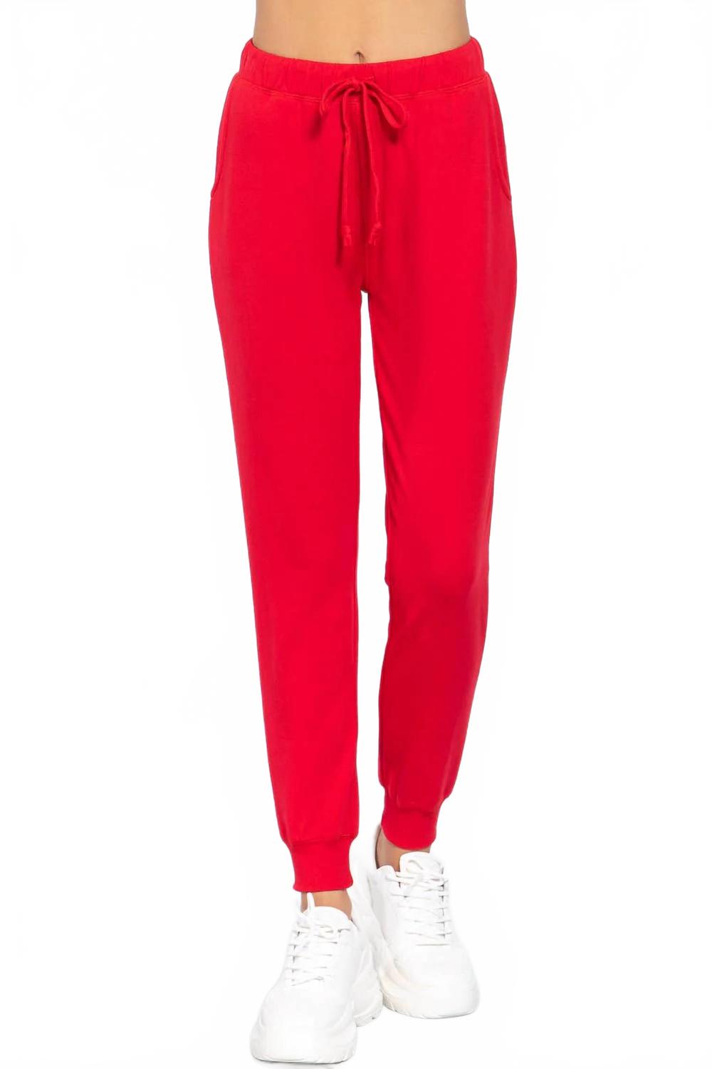 Брюки-джоггеры из французского терри красно-красного цвета Active Basic, Red-Red
Брюки-джоггеры из французского терри красно-красного цвета Active Basic, Red-Red