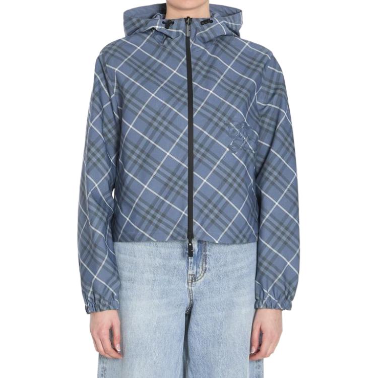 Двусторонняя куртка с капюшоном в клетку Burberry, синий
Двусторонняя куртка с капюшоном в клетку Burberry, синий