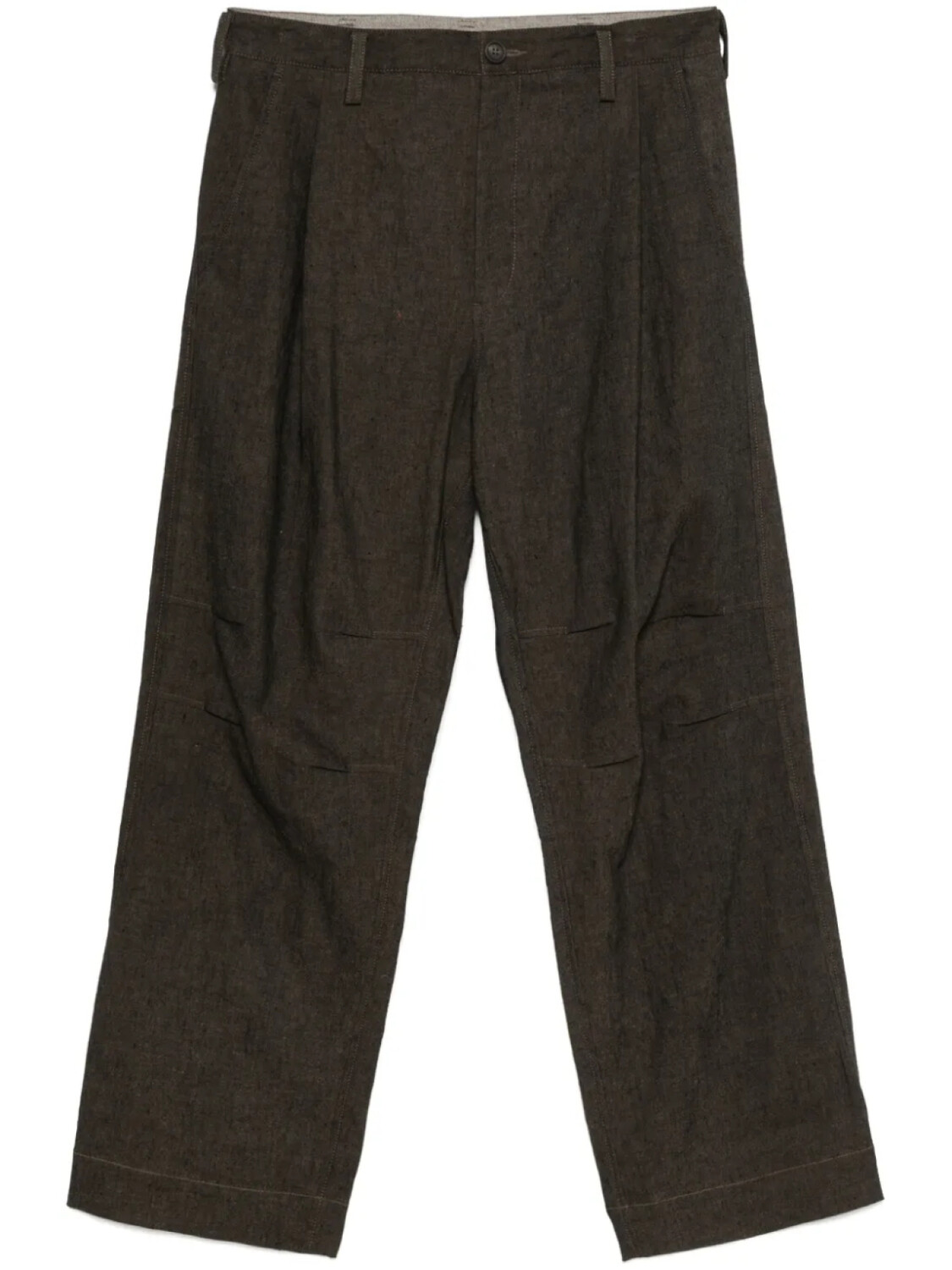 Брюки со складками Ziggy Chen, коричневый
Брюки со складками Ziggy Chen, коричневый