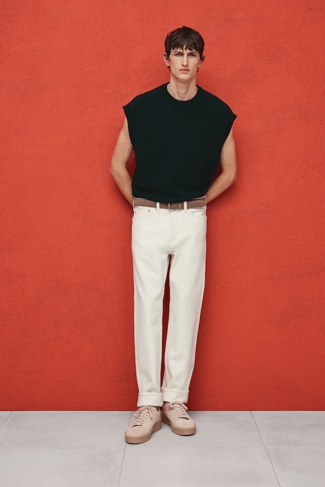 Свободные джинсы H&M, бежевый
Свободные джинсы H&M, бежевый