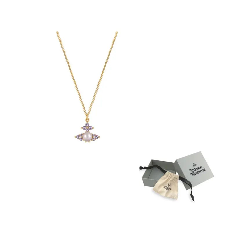 Vivienne Westwood Glass Necklaces Women's Gold/Purple
Vivienne Westwood Glass Necklaces Women's Gold/Purple