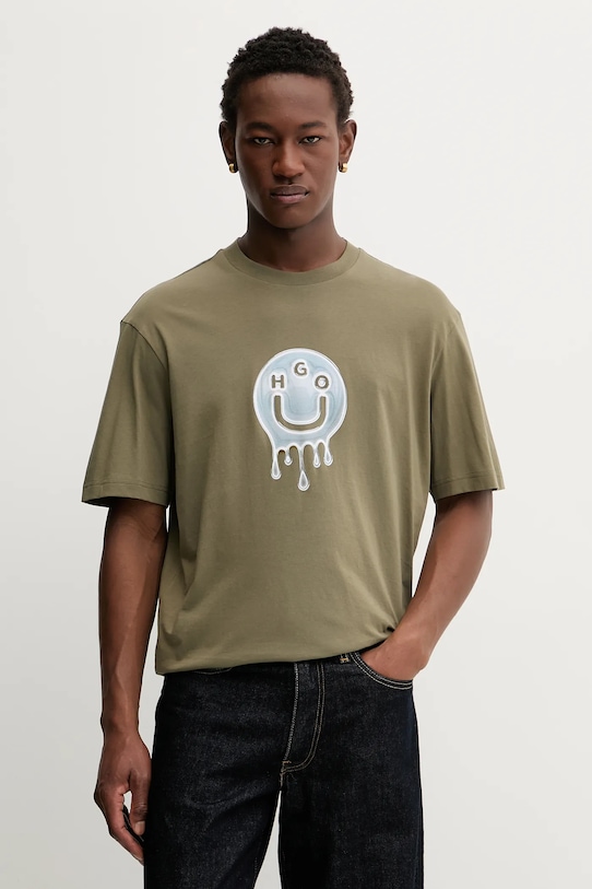 Футболка из хлопка Hugo Blue, зеленый
Футболка из хлопка Hugo Blue, зеленый