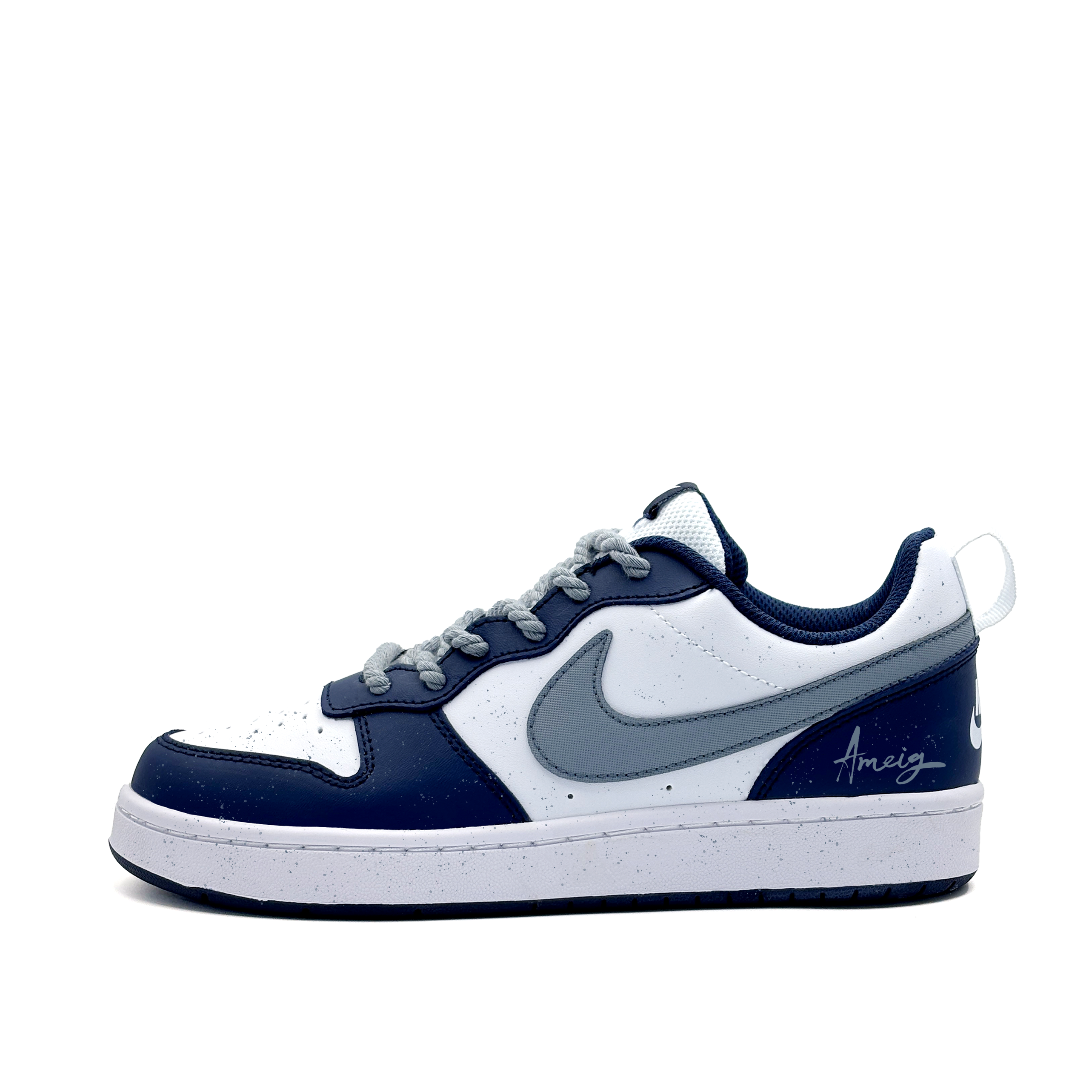 Nike Court Borough Gray Message Slip Resistant Abrasion Resistant Low top Kids' Skateboarding Shoes Blue Teenagers
Nike Court Borough Gray Message Slip Resistant Abrasion Resistant Low top Kids' Skateboarding Shoes Blue Teenagers