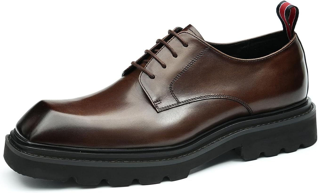 Мужские оксфорды Santimon коричневые и черные, деловые туфли, формальные, легкие, с квадратным носком, дерби, для свадьбы, выпускного, повседневные кожаные туфли для мужчин
Мужские оксфорды Santimon коричневые и черные, деловые туфли, формальные, легкие, с квадратным носком, дерби, для свадьбы, выпускного, повседневные кожаные туфли для мужчин