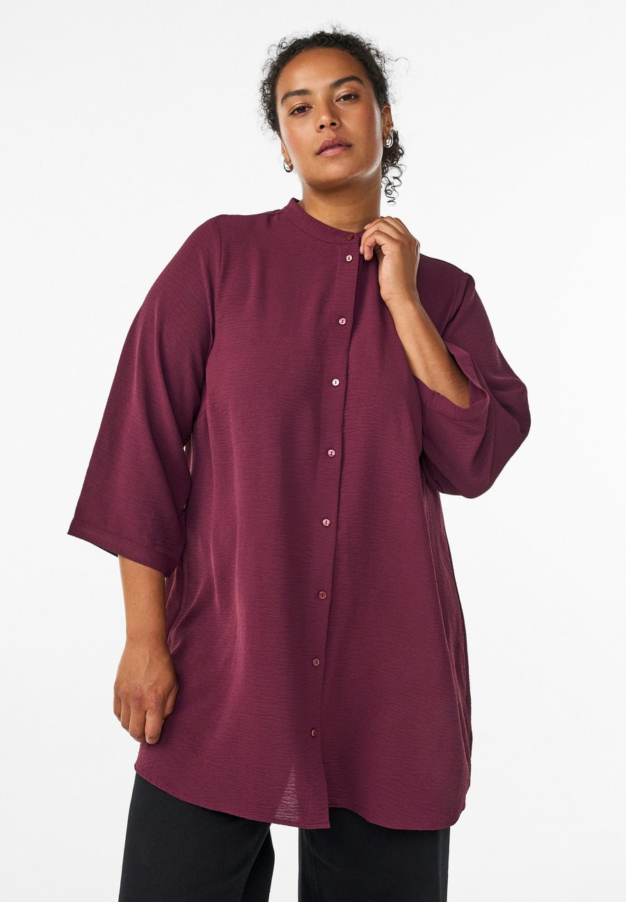 Блуза Zizzi Button-down blouse, Fig/Bordeaux
Блуза Zizzi Button-down blouse, Fig/Bordeaux
