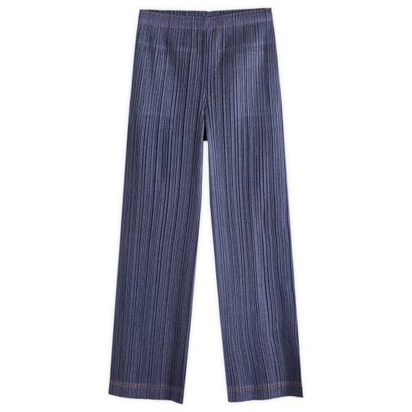 Джинсовые брюки со складками Pleats Please Issey Miyake, синий
Джинсовые брюки со складками Pleats Please Issey Miyake, синий