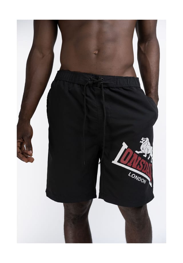 Пляжные шорты обычного кроя atlow Lonsdale, черный
Пляжные шорты обычного кроя atlow Lonsdale, черный
