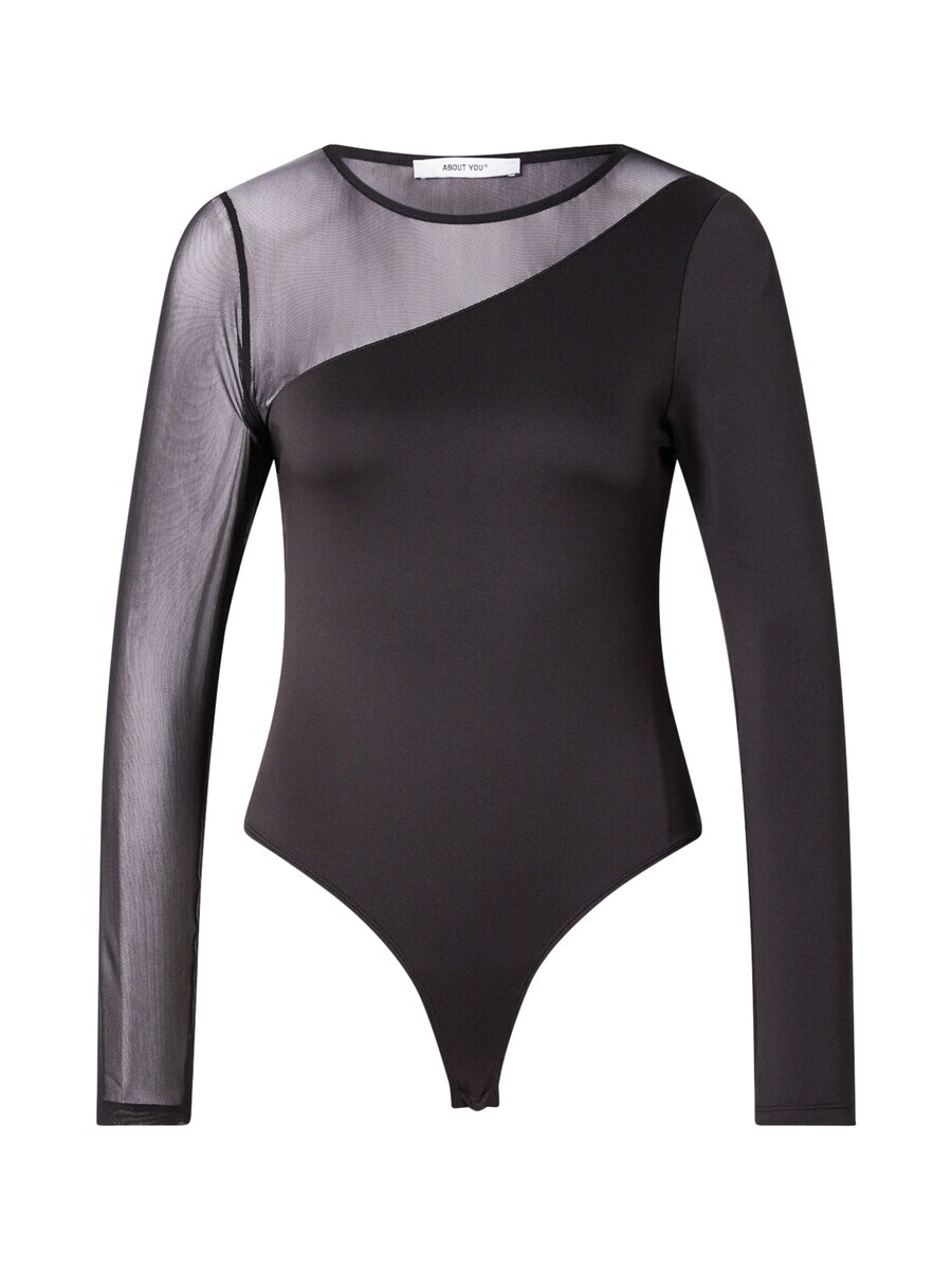 Классический топ ABOUT YOU Shirt Bodysuit Liz, черный 
Классический топ ABOUT YOU Shirt Bodysuit Liz, черный