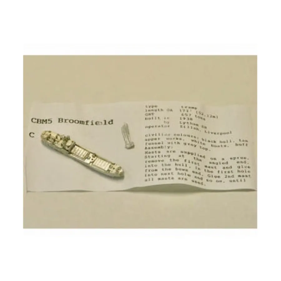 Бродяга (Брумфилд), Figurehead Ships - WWII Coastal Forces - Merchants (1:1250) (Noble Miniatures)
Бродяга (Брумфилд), Figurehead Ships - WWII Coastal Forces - Merchants (1:1250) (Noble Miniatures)