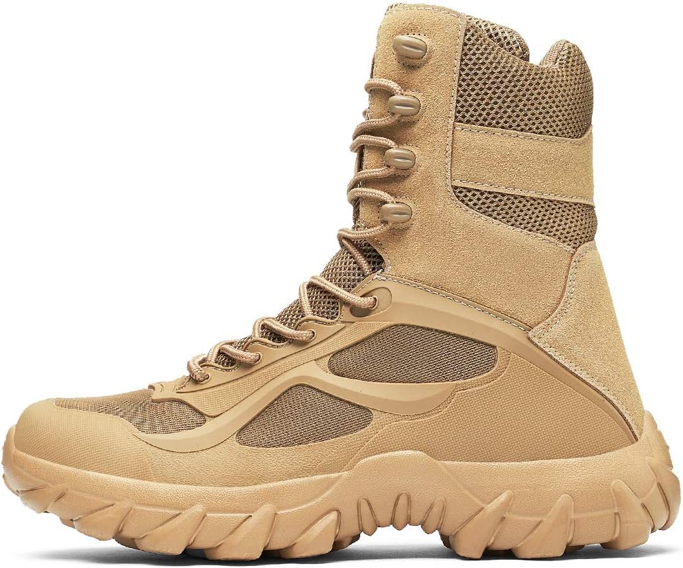 Военные тактические ботинки Bitiger 18 см с дышащей легкой конструкцией, мужские армейские джунгли, пустынная обувь на щиколотку для мужчин, бежевый
Военные тактические ботинки Bitiger 18 см с дышащей легкой конструкцией, мужские армейские джунгли, пустынная обувь на щиколотку для мужчин, бежевый