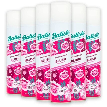 Сухой шампунь Batiste с цветочным и кокетливым ароматом Blush 200 мл
Сухой шампунь Batiste с цветочным и кокетливым ароматом Blush 200 мл