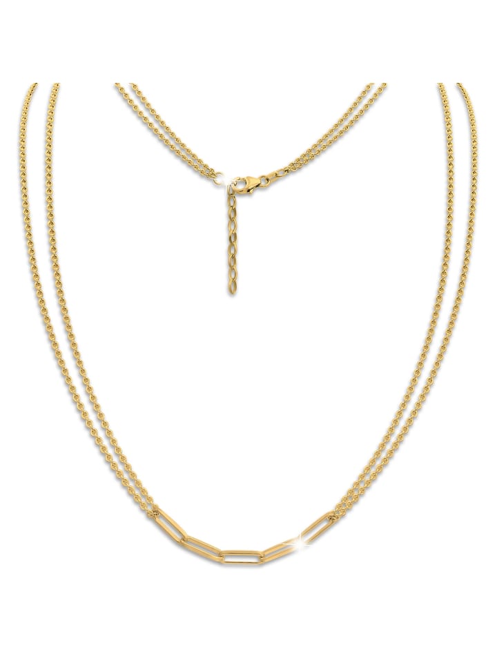 SilberDream Колье из серебра 925 пробы с золотым покрытием (333 проба желтого золота), длина около 48 см, изысканное колье
SilberDream Колье из серебра 925 пробы с золотым покрытием (333 проба желтого золота), длина около 48 см, изысканное колье