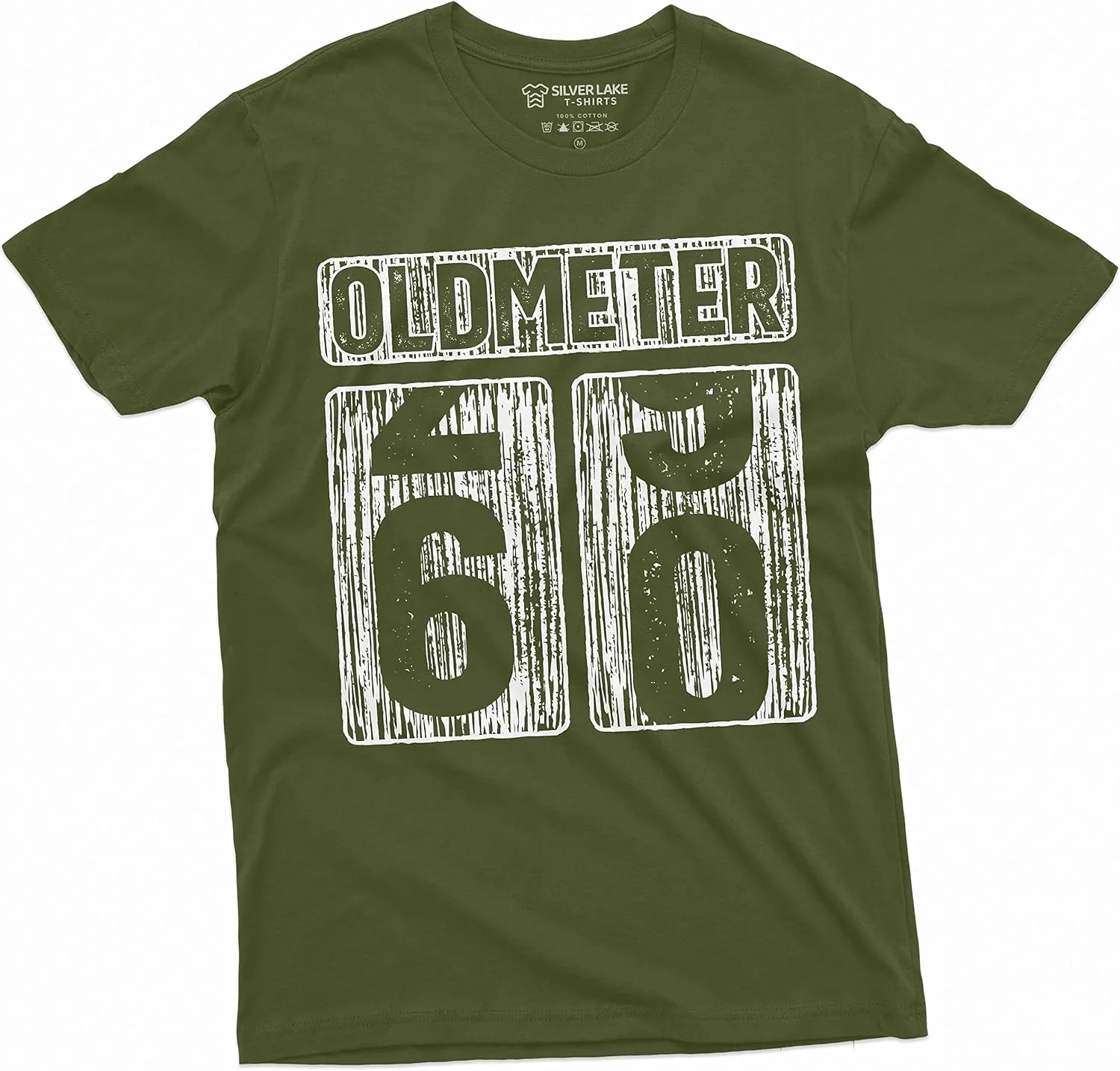 Футболка для мужчины на 60-летие с принтом одометра Silver Lake T-shirts
Футболка для мужчины на 60-летие с принтом одометра Silver Lake T-shirts