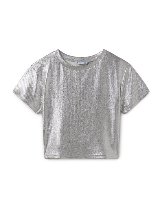 Футболка обычного кроя 6027 Mayoral, серебряный 
Футболка обычного кроя 6027 Mayoral, серебряный