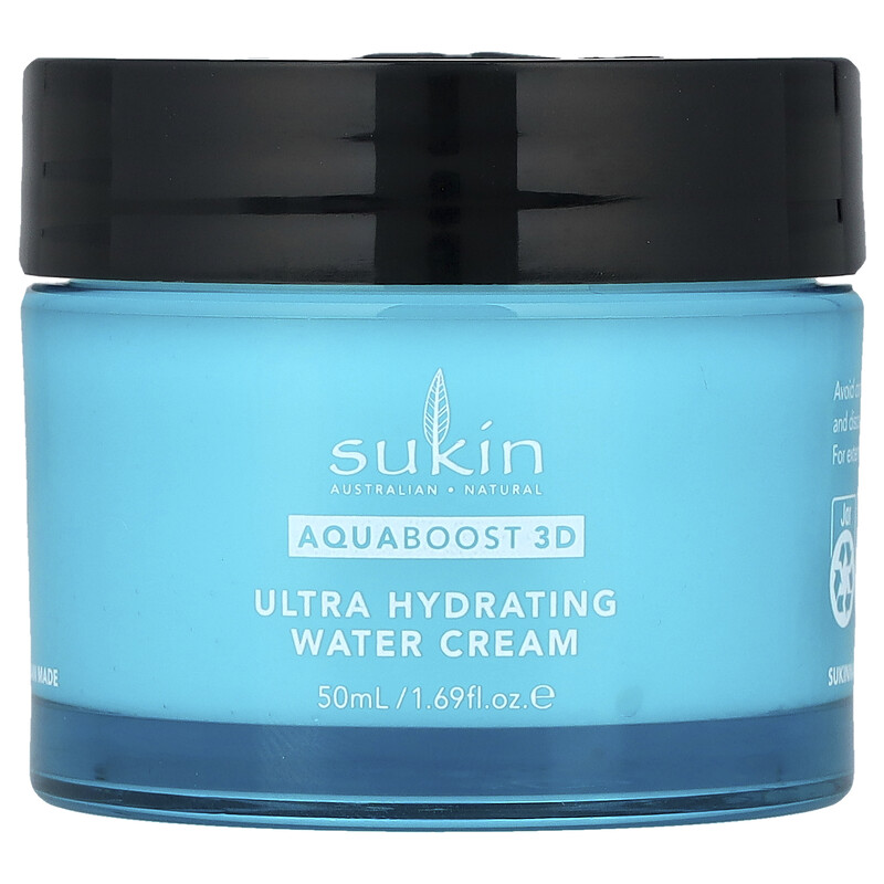 Sukin, AquaBoost 3D, водный гель-крем с гиалуроновой кислотой, 50 мл (1,69 жидк. Унции)
Sukin, AquaBoost 3D, водный гель-крем с гиалуроновой кислотой, 50 мл (1,69 жидк. Унции)