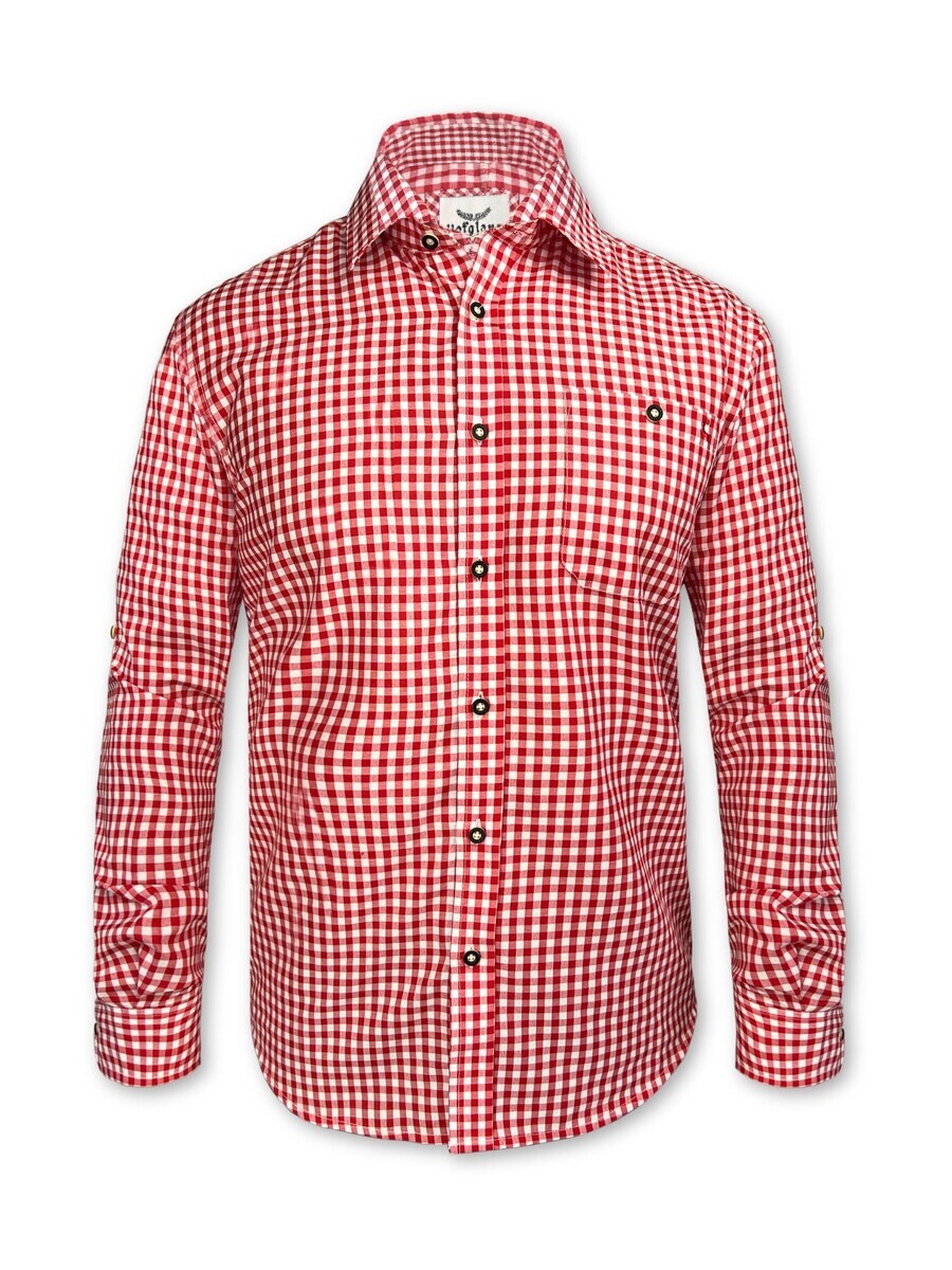 Рубашка Hofglanz Regular fit Traditional Button Up, красный
Рубашка Hofglanz Regular fit Traditional Button Up, красный