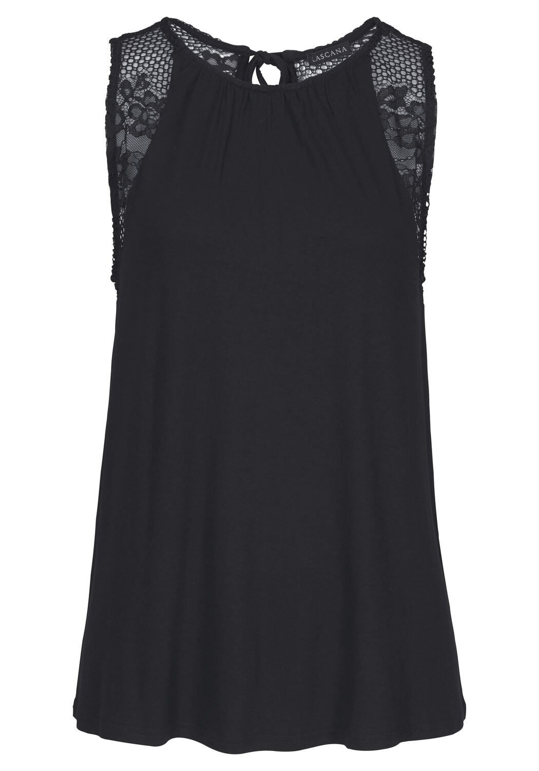 Топ LASCANA Strand, черный 
Топ LASCANA Strand, черный