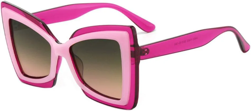 Большие женские солнцезащитные очки в стиле ретро с градиентными линзами и защитой от УФ-излучения UV400, мужские солнцезащитные очки HCPIHF, Purple Green Pink
Большие женские солнцезащитные очки в стиле ретро с градиентными линзами и защитой от УФ-излучения UV400, мужские солнцезащитные очки HCPIHF, Purple Green Pink