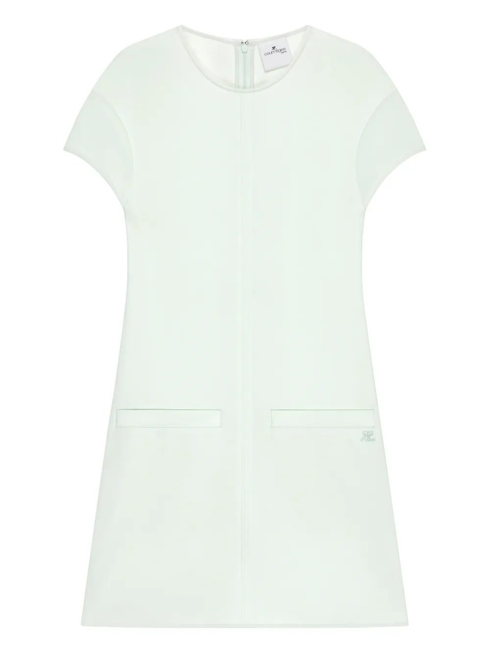 Платье мини с карманом Courrèges, зеленый
Платье мини с карманом Courrèges, зеленый