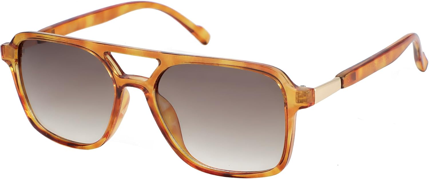 Солнцезащитные очки JOOX Retro Aviator для женщин и мужчин, модные винтажные прямоугольные солнцезащитные очки 70-х и 90-х годов с защитой от УФ-излучения, Orange/Gradient Brown
Солнцезащитные очки JOOX Retro Aviator для женщин и мужчин, модные винтажные прямоугольные солнцезащитные очки 70-х и 90-х годов с защитой от УФ-излучения, Orange/Gradient Brown