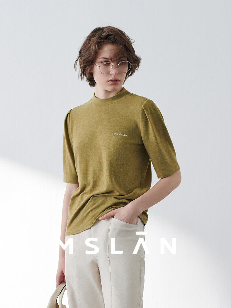 Футболка повседневная Mslan с воротником-стойкой, миндальный
Футболка повседневная Mslan с воротником-стойкой, миндальный