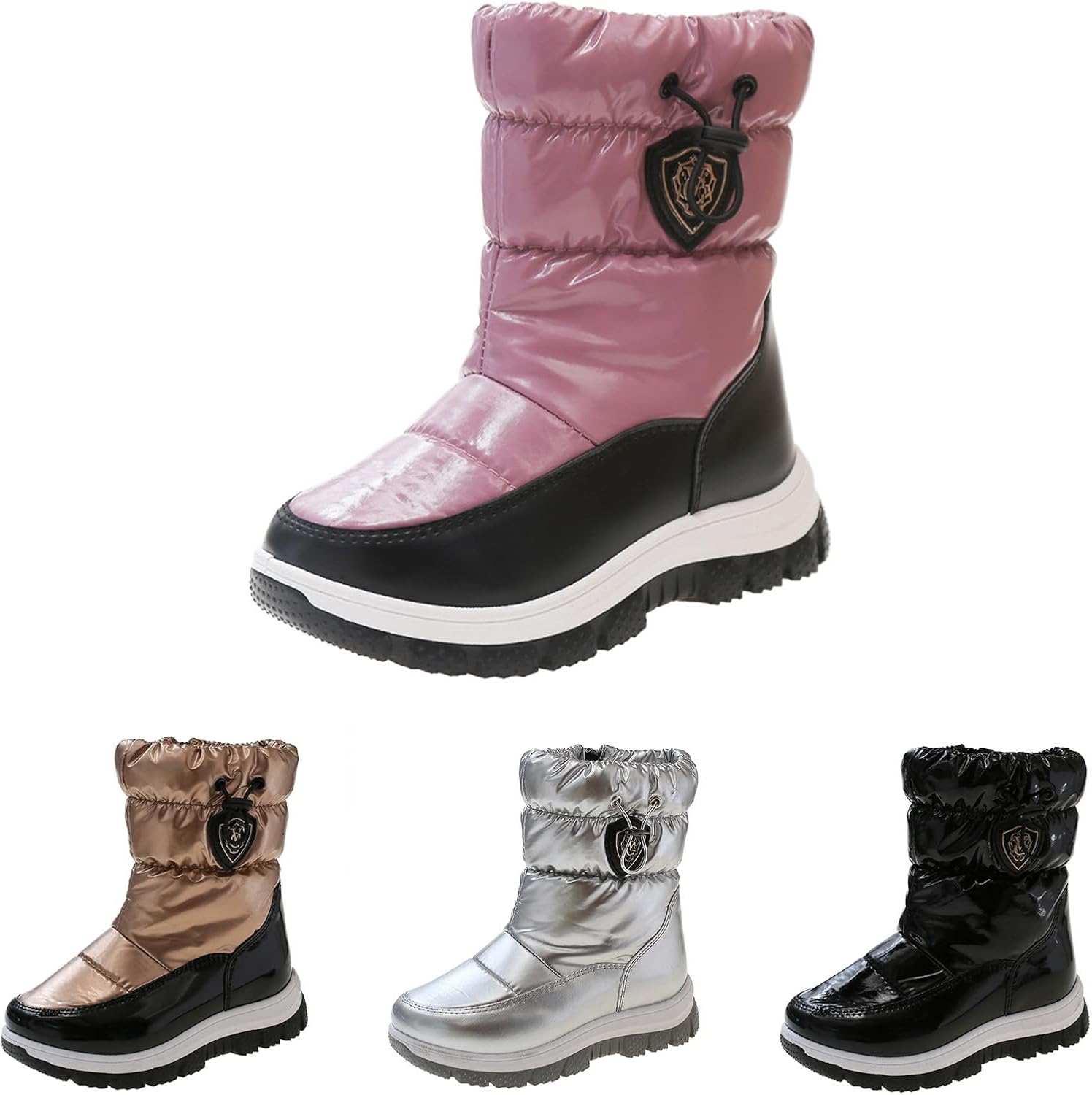 Детские зимние сапоги для девочек и мальчиков, 2025 год, теплые, водонепроницаемые, с противоскользящей подкладкой из искусственного меха, для активного отдыха Generic, розовый
Детские зимние сапоги для девочек и мальчиков, 2025 год, теплые, водонепроницаемые, с противоскользящей подкладкой из искусственного меха, для активного отдыха Generic, розовый