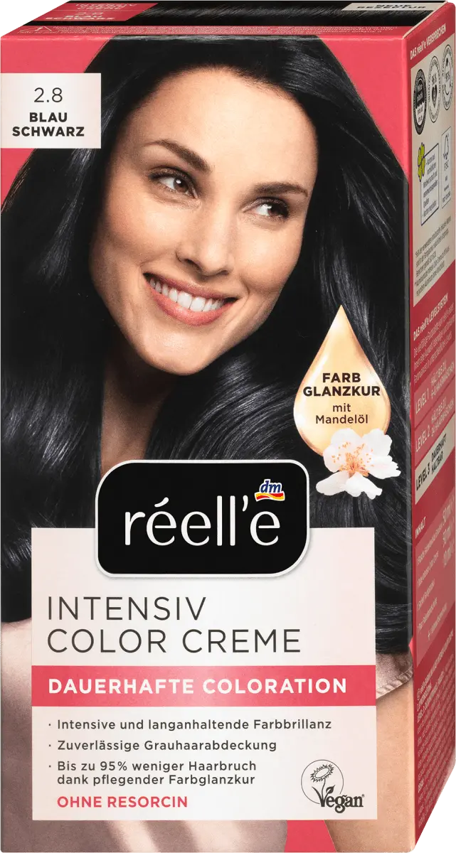 Цвет волос 2,8 сине-черный 1 шт. réell‘e
Цвет волос 2,8 сине-черный 1 шт. réell‘e