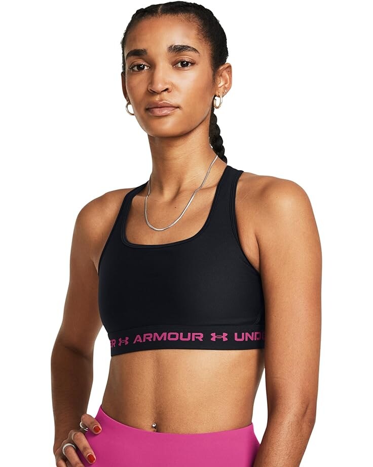 Бюстгальтер Under Armour Cross-Back Mid, цвет Black/Black/Astro Pink
Бюстгальтер Under Armour Cross-Back Mid, цвет Black/Black/Astro Pink