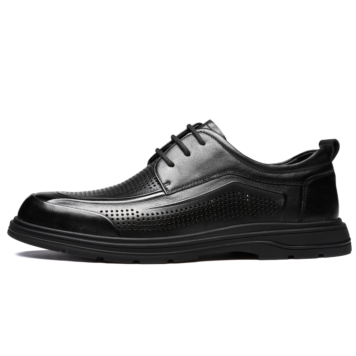 FAPAI Повседневные кожаные туфли мужские низкие, черные
FAPAI Повседневные кожаные туфли мужские низкие, черные