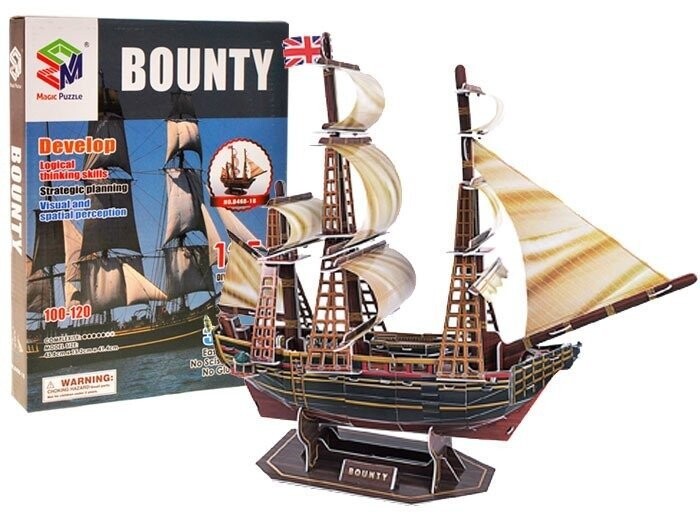 Джокомисиада, 3D-пазл Корабль Bounty Ship 125 El Za2599 JOKOMISIADA
Джокомисиада, 3D-пазл Корабль Bounty Ship 125 El Za2599 JOKOMISIADA