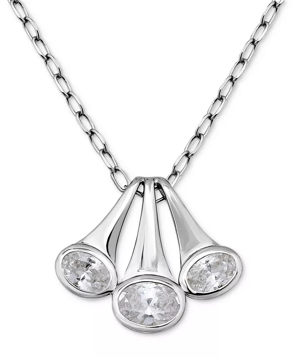 Ожерелье с подвеской в виде тройного рога из кубического циркония, покрытого 18-каратным золотом (также из стерлингового серебра), длина 16 дюймов + удлинитель 2 дюйма, эксклюзивно в Macy's Giani Bernini, silver
Ожерелье с подвеской в виде тройного рога из кубического циркония, покрытого 18-каратным золотом (также из стерлингового серебра), длина 16 дюймов + удлинитель 2 дюйма, эксклюзивно в Macy's Giani Bernini, silver