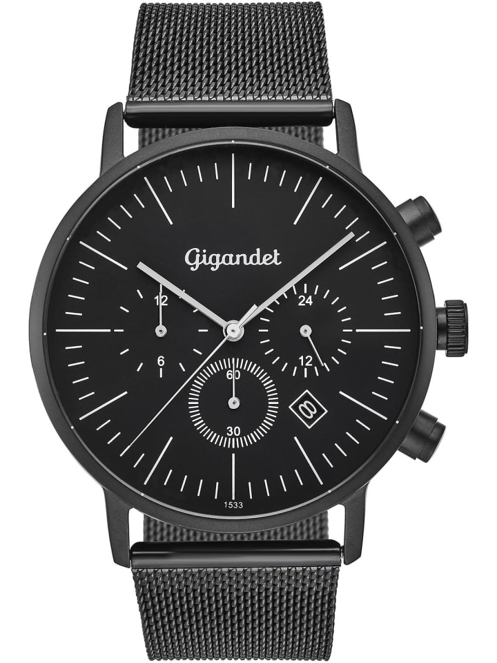 Gigandet Кварцевые часы с двойным временем "MINIMALISM III" в черном цвете
Gigandet Кварцевые часы с двойным временем "MINIMALISM III" в черном цвете