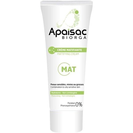 Матирующий крем Мате 40мл, Apaisac Biorga
Матирующий крем Мате 40мл, Apaisac Biorga