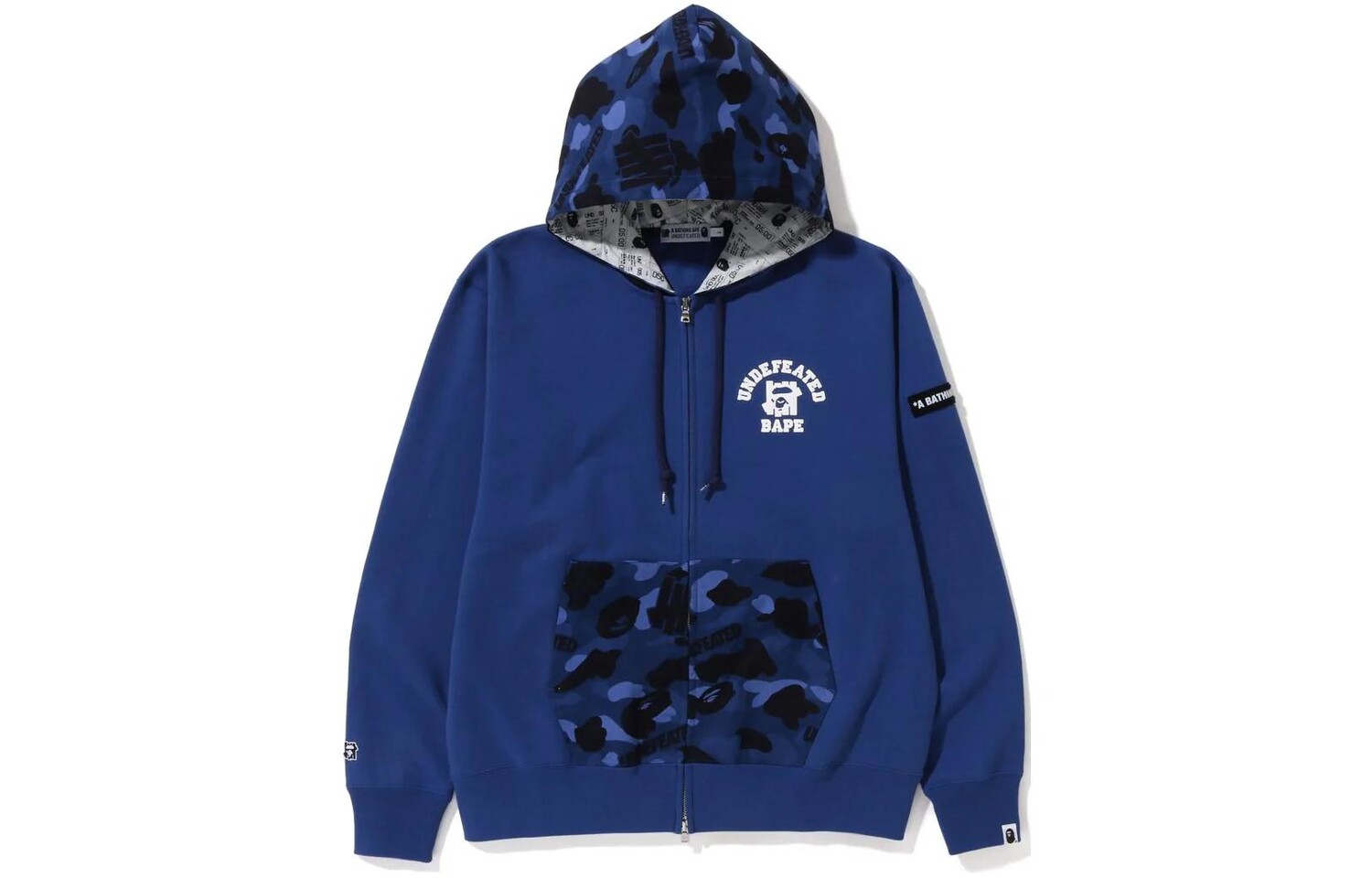 BAPE X Undefeated Color Camo Свободная толстовка с капюшоном на молнии A Bathing Ape, зеленый
BAPE X Undefeated Color Camo Свободная толстовка с капюшоном на молнии A Bathing Ape, зеленый